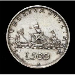 Italian Republic - 500 L. Bandiere Rove