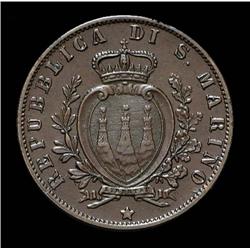 San Marino - 5 centesimi 1894