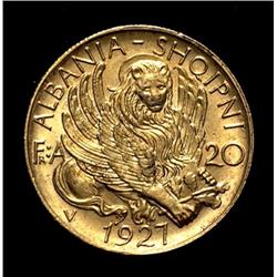Albania - Zogu - 20 fr. 1927