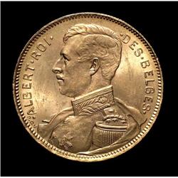 Belgium - Alberto I - 20 fr. 1914 seven