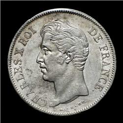 France - Carlo X - 5 fr. 1830