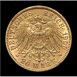 German States - Bremen - 20 Marchi 1906