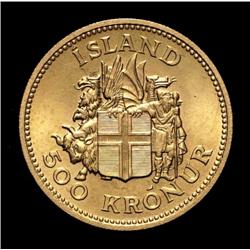 Iceland - Republic - 500 Corone 1961