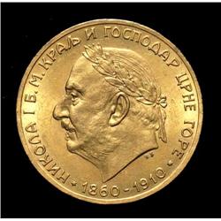 Montenegro - Nicola I - 20 Perpera 1910