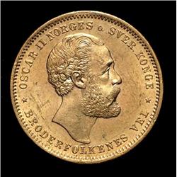Norway - Oscar II King of Sweden - 20 C