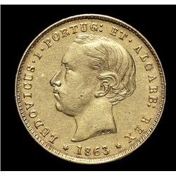 Portugal - Luigi I - 5000 Reis 1863