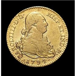 Spain - Carlo IV - 2 scudi 1794