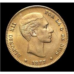 Spain - Alfonxo XII - 25 Pesetas 1877