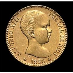 Spain - Alfonso XIII - 20 Pesetas 1890