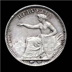 Swiss Confederation - 1/2 Franco 1851