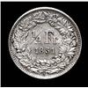 Image 2 : Swiss Confederation - 1/2 Franco 1851