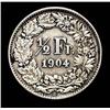 Image 2 : Swiss Confederation - 1/2 Franco 1904