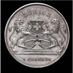 Swiss Confederation - 5 Francs 1859  - 