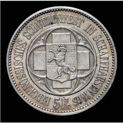 Swiss Confederation - 5 Francs 1865  - 