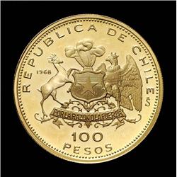 Chile - Republic - 100 pesos 1968