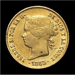 Filipinas - Isabella II - 4 Pesos 1863