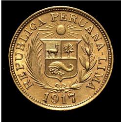 Perù - Republic - 1 Libra 1917