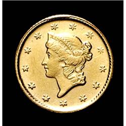 United States - 1 Dollar gold 1853