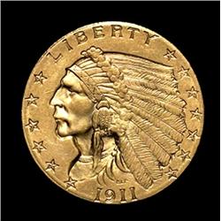 United States - 2 1/2 Dollar "Indian He