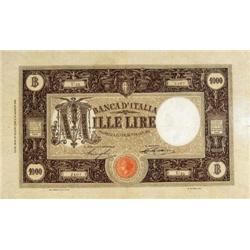 Italian Banknotes - Biglietto di Banca 
