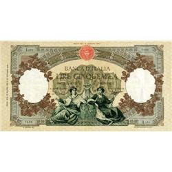Italian Banknotes - Biglietto di Banca 