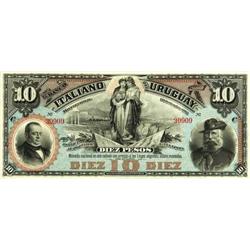 Banco Italiano dell'Uruguay - 10 Pesos 