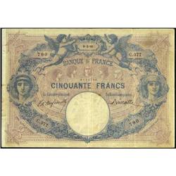 French Banknotes - 50 Franchi serie C.3