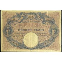French Banknotes - 50 Franchi serie S.4