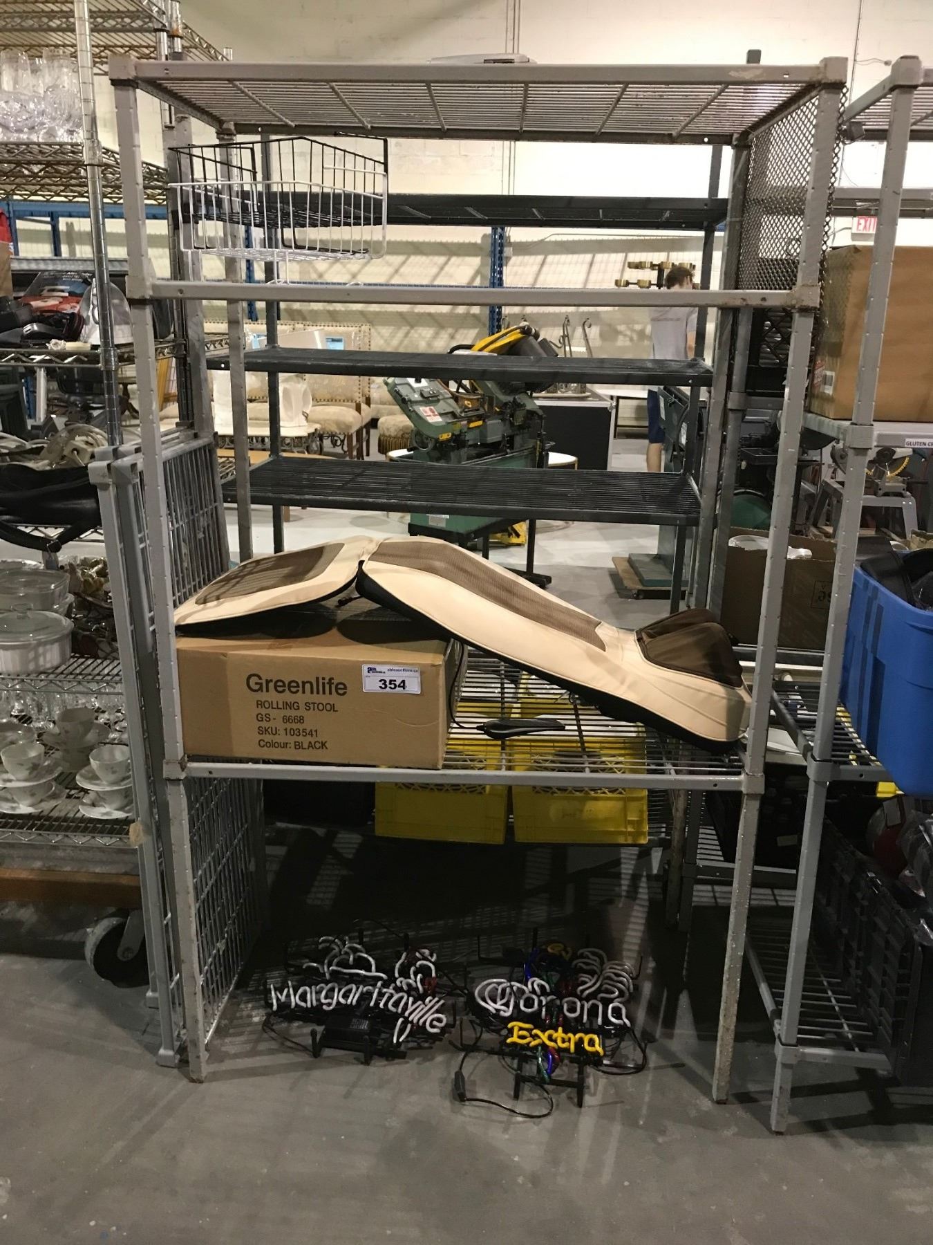 4-TIER INDUSTRIAL WIRE RACKING (48