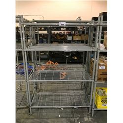 4-TIER INDUSTRIAL WIRE RACKING (48