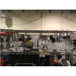 ASSORTED CRYSTAL GLASSWARE