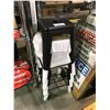 Image 1 : 4 BLACK METAL BAR STOOLS