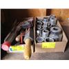 Image 1 : 2 BOXES ASSORTED TOOLS, 3/4" & 1" DRIVE SOCKETS