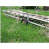 Image 2 : LOT OF ALUMINUM IRRIGATION PIPE & ALUMINUM TRAILER