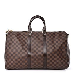 Louis Vuitton Damier Ebene Keepall Bandouliere 45