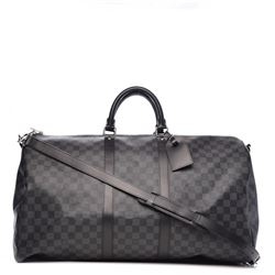 Louis Vuitton Damier Graphite Keepall Bandouliere 55