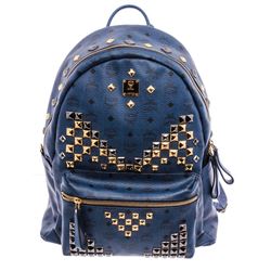 MCM Coated Canvas Backpack