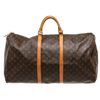 Image 1 : Louis Vuitton Monogram Toile Canvas Keepall 60 Duffel Bag
