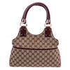 Image 1 : Gucci Monogram Canvas Shoulder Bag
