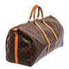 Image 4 : Louis Vuitton Monogram Toile Canvas Bandouliere Keepall 55 Duffel Bag