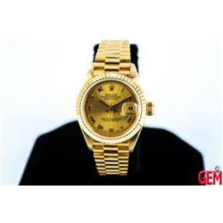 Rolex Datejust President 18k Watch