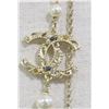 Image 2 : Chanel Faux Pearl 3CC Logo Long Double Stranded Necklace