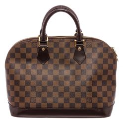 Louis Vuitton Damier Ebene Alma Handbag