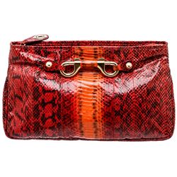 Jimmy Choo Snakeskin  Clutch