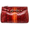 Image 1 : Jimmy Choo Snakeskin  Clutch