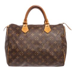 Louis Vuitton Monogram Toile Canvas Speedy 30  Handbag