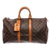Image 1 : Louis Vuitton Monogram Canvas Leather Keepall 45 Duffle