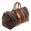 Image 2 : Louis Vuitton Monogram Canvas Leather Keepall 45 Duffle