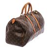 Image 3 : Louis Vuitton Monogram Canvas Leather Keepall 45 Duffle