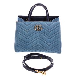 Gucci Denim Satchel